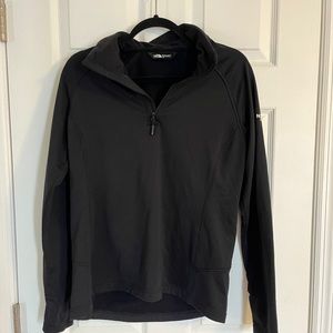 Black north face quarter zip
